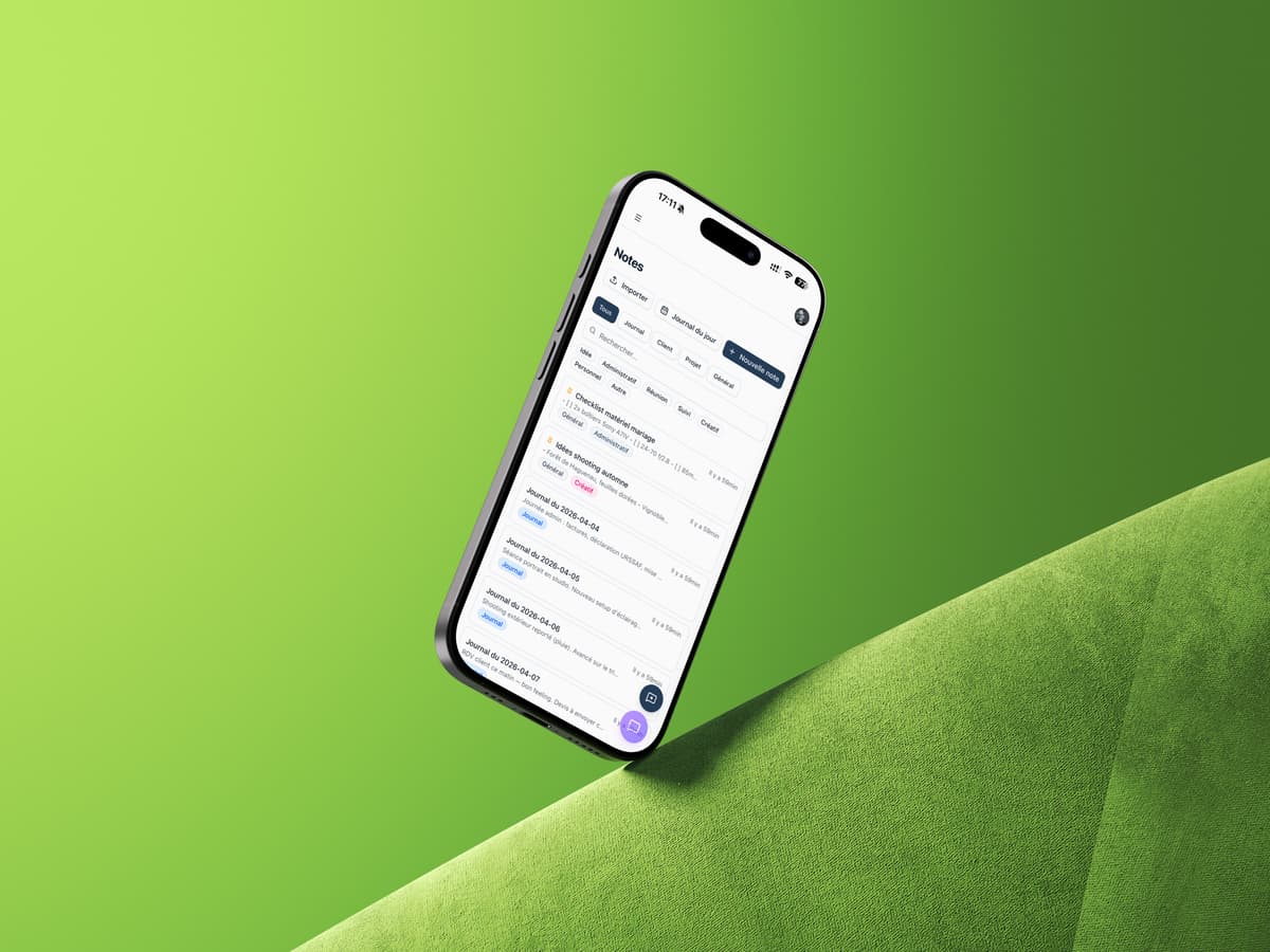 PicAgent — Notes et journal de bord sur mobile